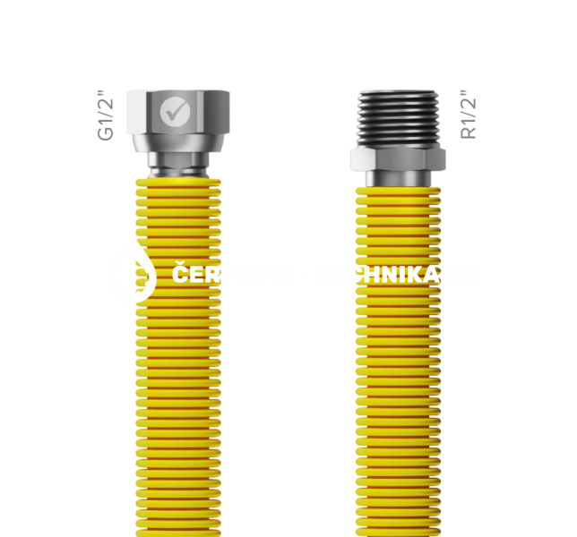 Hadica Merabell Gas Flexi R1/2" – G1/2" 30-60cm 