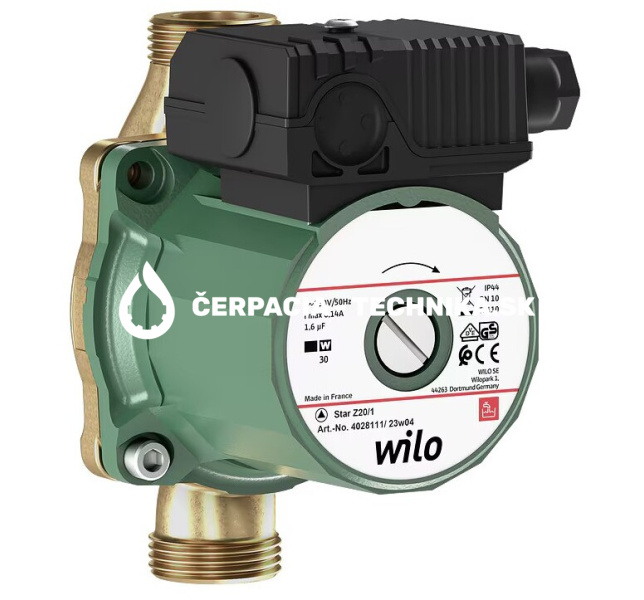 Cirkulačné čerpadlo Wilo Star-Z 20/1 140 4028111