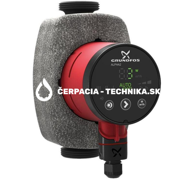 Elektronické obehové čerpadlo Grundfos ALPHA2 32-40 180 99411207