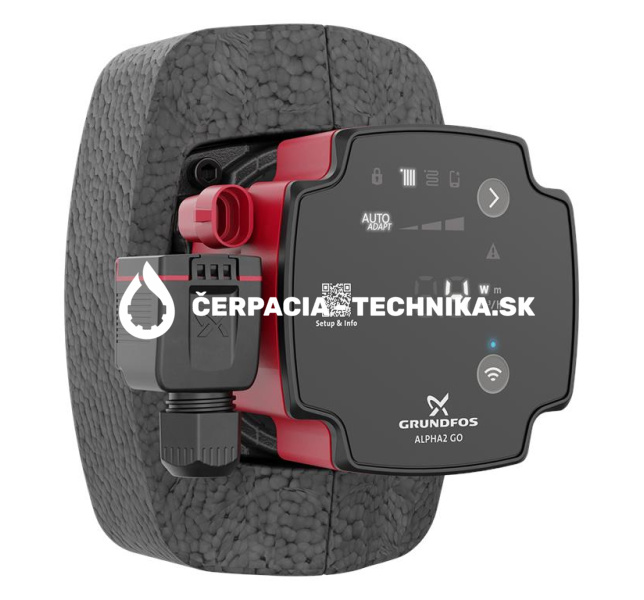 Elektronické obehové čerpadlo Grundfos ALPHA2 GO 15-75 130 93094215