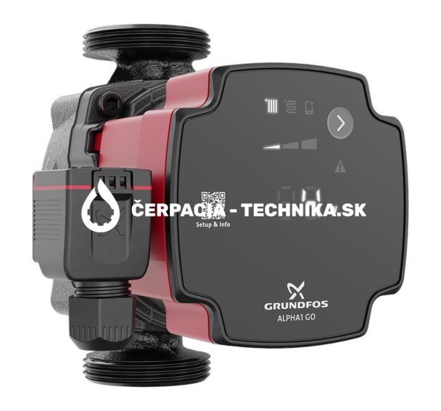 Elektronické obehové čerpadlo Grundfos ALPHA1 GO 20-40 130 93074187