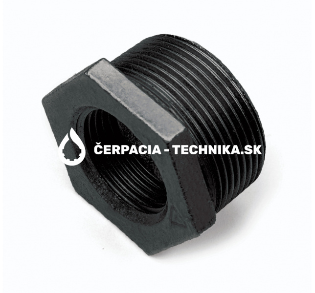 Redukcia čierna 6/4" x 1/2"