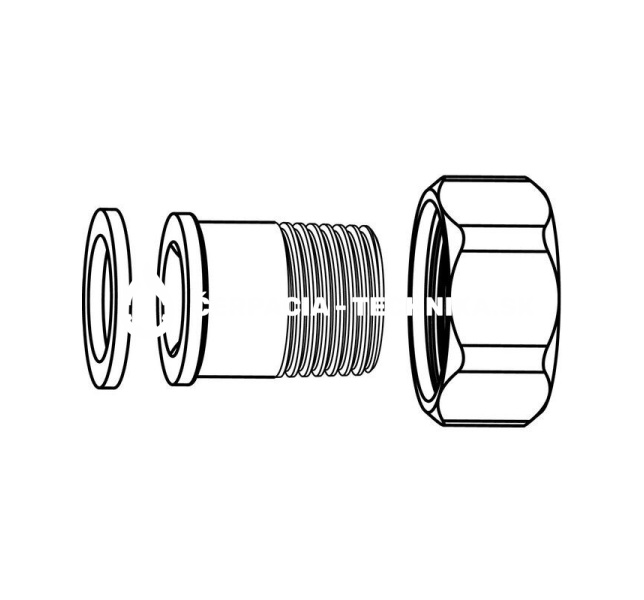 TA Heimeier Globo D Skrutkovanie so závitovou vsuvkou DN15 0675-02.350