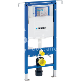 Geberit Duofix pre závesné WC, 115 cm, s podomietkovou splachovacou nádržkou Sigma 12 cm, pre upevnenie do bočných stien 111.355.00.5
