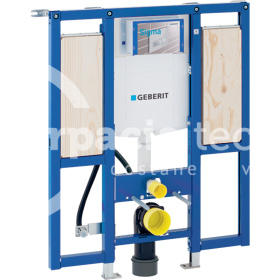 Geberit Duofix pre závesné WC, 112 cm, s podomietkovou splachovacou nádržkou Sigma 12 cm, bezbariérový, pre podpery a držadlá 111.375.00.5