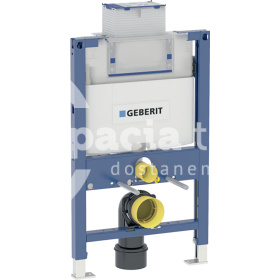 Geberit Duofix pre závesné WC, 82 cm, s podomietkovou splachovacou nádržkou Omega 12 cm 111.003.00.1
