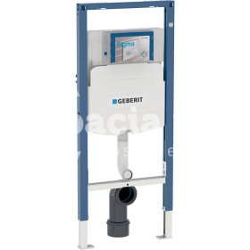 Inštalačný prvok pre stojacie WC Geberit Duofix pre deti a malé deti, 112 cm, s podomietkovou splachovacou nádržkou Sigma 12 cm 111.915.00.5