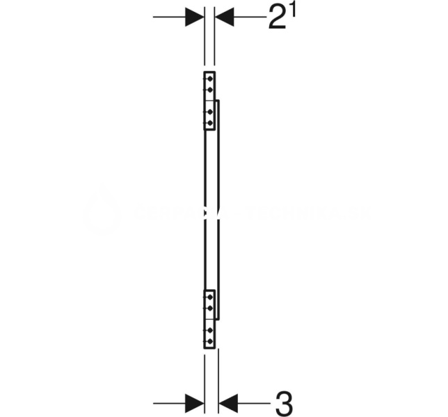 Univerzálna upevňovacia doska Geberit Duofix 111.859.00.1
