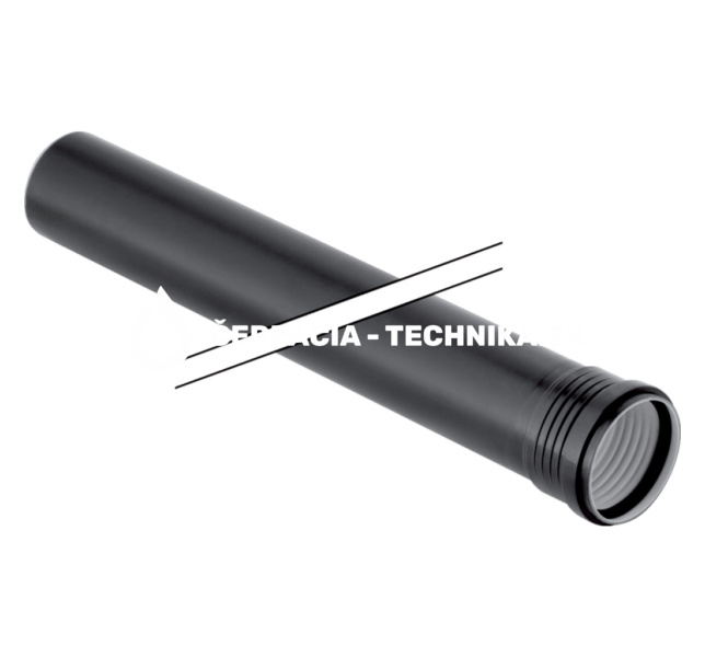 Rúra Geberit Silent-PP s hrdlom: d=125mm, L=150cm 390.605.14.1