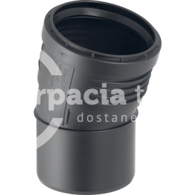 Koleno Geberit Silent-PP: 15°, d=75mm 390.320.14.1