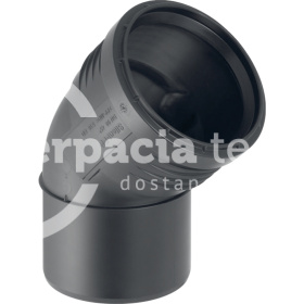 Koleno Geberit Silent-PP: 45°, d=90mm 390.422.14.1
