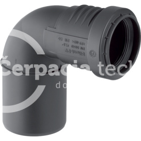 Redukčné koleno Geberit Silent-PP 87,5°: d=40mm, d1=50mm 390.225.14.1